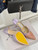 Jimmy Choo SAEDA100ZPJ Gold Satin Pumps with Crystals JC90014
