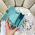 Chanel AP4593 25S Mini Flap Lake blue Lambskin with Gold