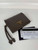 Prada 1MV204 Small shiny Leather Wallet Gray