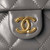 Chanel AS4993 Flap Bag with Top Handle Shiny Lambskin & Gold-Tone Metal Gray