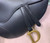 Dior M0446 Dior Saddle Bag M0447 Black Goatskin Gold Hardware