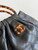 Chanel 26C AS6022 Small Hobo Lambskin Turtoise-Shell Effect Plexi & Gold-Tone Metal Black