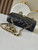 Chanel A2221 Black Lambskin Medium Diana Shoulder Bag 181716