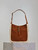 YSL 713938 LE 5 A 7 Supple Small In Suede Brown Shearing 