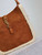 YSL 713938 LE 5 A 7 Supple Small In Suede Brown Shearing 
