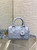 Dior M1364 Dior Groove 20 Bag Blue Macrocannage Calfskin