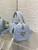 Dior M1364 Dior Groove 20 Bag Blue Macrocannage Calfskin