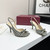 Dior Women Bow Heeled Slingback Sandal KCO579SAT_S10W Satin D10045