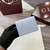 Gucci 456126  Bi-color GG Marmont small wallet Blue