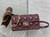 Dior Small Dior Jolie Bag With Chain Wine Red Cannage Calfskin S3117