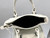 Balenciaga 8414582 Women Le City First Bag in White Arena Storico lambskin Black hardware