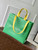 LV M24457 Louis Vuitton Shopper Tote MM Bag Grass Green
