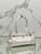 Prada 1BA426 Medium leather handbag Silver Gray