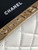 Chanel AP4323 Wallet On Chain Lambskin Diamanté Gold White