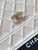 Chanel AP4323 Wallet On Chain Lambskin Diamanté Gold White