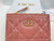 Dior S5173 Caro Dahlia Wallet Pink Supple Cannage Calfskin