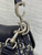Dior M0455 Saddle Bag With Strap Blue Denim Dior Oblique Jacquard Silver M0456