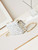 Chanel A69900 Mini Flap White Lambskin Printed AS1116 with Black CC logo