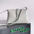 Bottega Veneta BV 806034V4SJ12250 Medium Liberta Bag Gray White