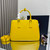 Prada 1BA274 Large Prada Smooth leather bag Yellow