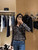 Chanel Women's Plaid denim long Clothing Coat C62301