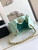 Chanel AS5293 Small Hobo Calfskin & Gold-Tone Metal Green