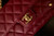 Chanel AP4674 25B  Large Flap Bag with Top Handle Lambskin gold Wine Red