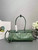 Prada 1BA426 Medium leather Handbag Green
