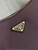Prada 1BC229 Prada Aimèe Medium Patent leather shoulder bag Wine Red