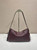 Prada 1BC229 Prada Aimèe Medium Patent leather shoulder bag Wine Red