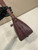 Prada 1BC229 Prada Aimèe Medium Patent leather shoulder bag Wine Red