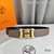 Hermes H077971CAVG085 H belt buckle & Reversible leather strap 38 mm H88025