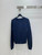 Dior Women Knitted long sleeves hollow jacquard Sweater D38617