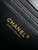 Chanel 25C Mini Flap Bag Metallized Braided Calfskin & Gold-Tone AS4797 Black