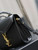 YSL 623930 Cassandra Mini Top Handle In Box Saint Laurent Braided with top-grain cowhide Black