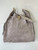 Chanel AS5311 Large Hobo Suede & Gold-Tone Metal Ligth Gray