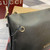 Gucci 815216 GG Emblem medium shoulder bag Black