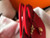 Hermes Birkin Designer Tote Bag Togo Leather 28344 Red - luxibagsmall
