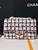 Chanel A69900 25C Mini Flap Fabric Printed  AS1116 Pink and white