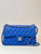 Chanel A01112 Flap Classic 11.12 Handbag Calfskin Blue