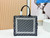 Dior  M1349PEHT_M928 Large Dior Book Tote with Strap  M9721