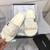 Chanel Women's Sandals Chanel Slippers Lambskin C90191