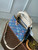 LV M12947 Louis Vuitton Capucines BB Bag Denim Blue/Cream