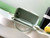 Chanel AP4933 Long Vanity with Chain Grained Shiny Calfskin Green