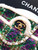 Chanel Large Flap Tweed Shearling Lambskin & Gold-Tone Metal AS5686 Green Purple