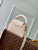 LV M25461 Louis Vuitton Capucines Mini Bag Sable/Quartz Taurillon leather