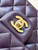 Chanel A01112 Flap Classic 11.12 Handbag Grape Purple Lambskin Light Gold