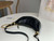 Chloé CHC24AS611N72001 Small Bracelet Hobo bag in grained leather Black
