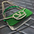 Valentino V3WCRYSTALSILVER Valentino Locò Foldover Top Small Shoulder Bag Green