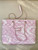 Chanel Beach Fabric Printed Pattern Shopping Bag AS5429 Pink